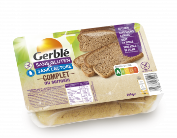 Tartines Crac'Form Gerble sans gluten et sans lactose