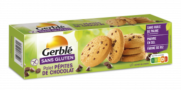 GERBLE sans gluten Palet pépites de chocolat