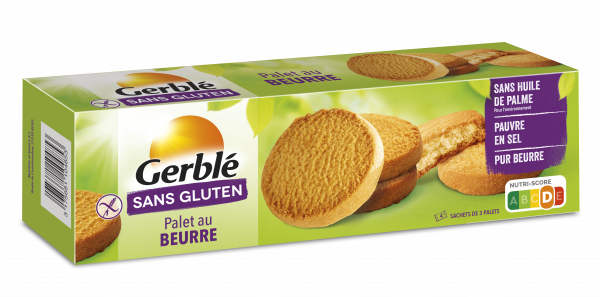 GERBLE sans gluten Palet beurre GERBLE sans gluten Palet beurre
