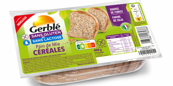 GERBLE sans gluten Pain de mie aux céréales