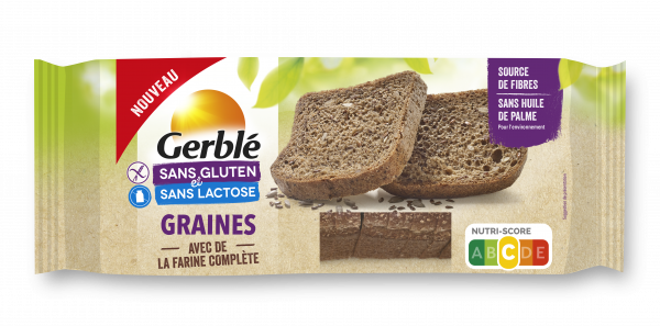 GERBLE sans gluten Pain complet aux graines 