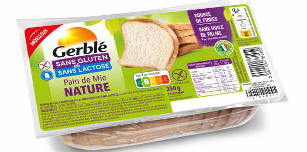 GERBLE sans gluten Pain de mie GERBLE sans gluten Pain de mie