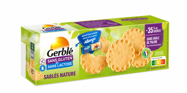 Sablé nature sans gluten sans lactose 