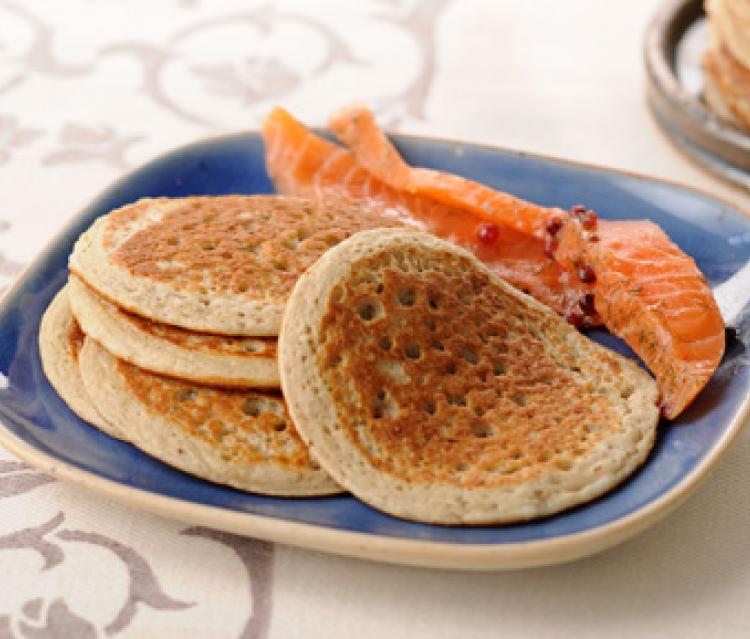 Blinis à la farine de sarrasin Blinis à la farine de sarrasin