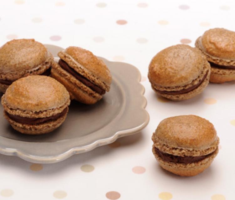 Macarons vanille chocolat