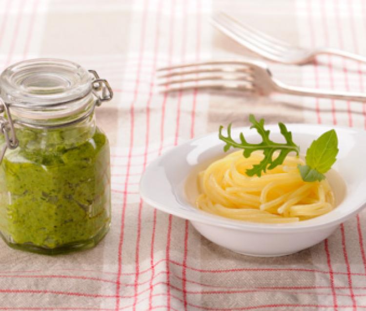 Recette de spaghetti au pesto sans gluten