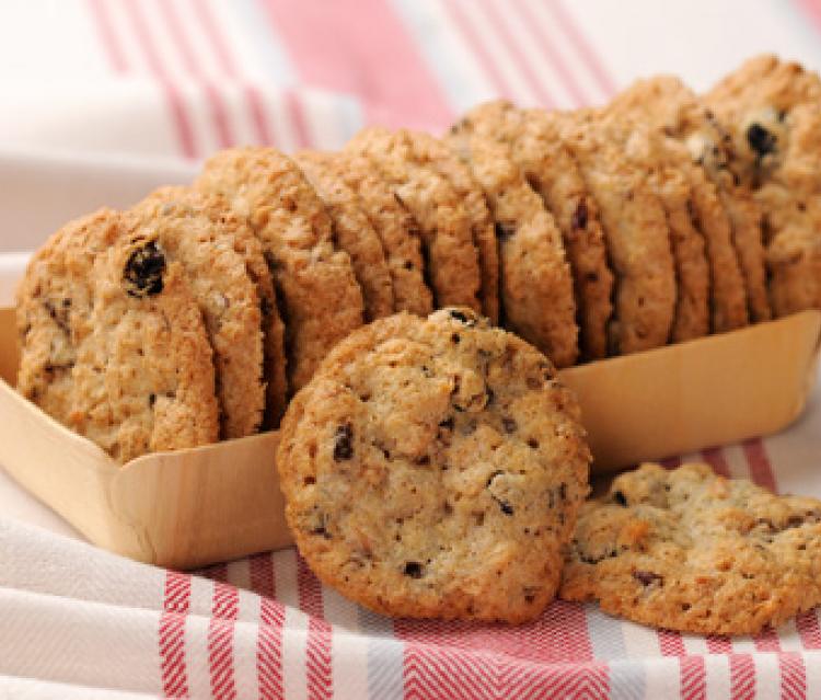 Cookies aux céréales et aux fruits secs