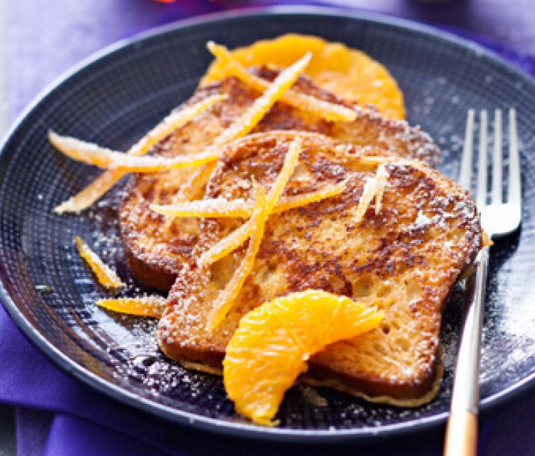 Pain Perdu aux Zestes d’Orange Confits